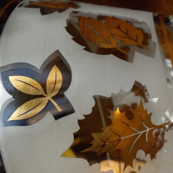 Vintage Libbey Golden Foliage serving bowl - Picture 7 of 9